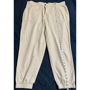Gap Women’s Twill Jogger Pants Size XL Color Khaki/Tan